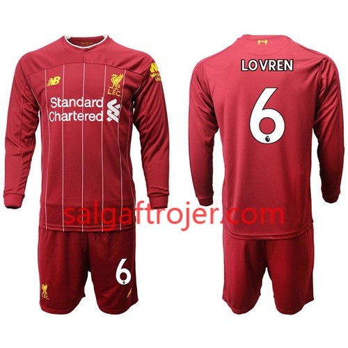 Liverpool Fodboldtrøjer Lovren 6 Børn Hjemmebanesæt 2019/20 Langærmet Liverpool Fodboldtrøjer Lovren 6 Børn Hjemmebanesæt 2019/20 Langærmet
